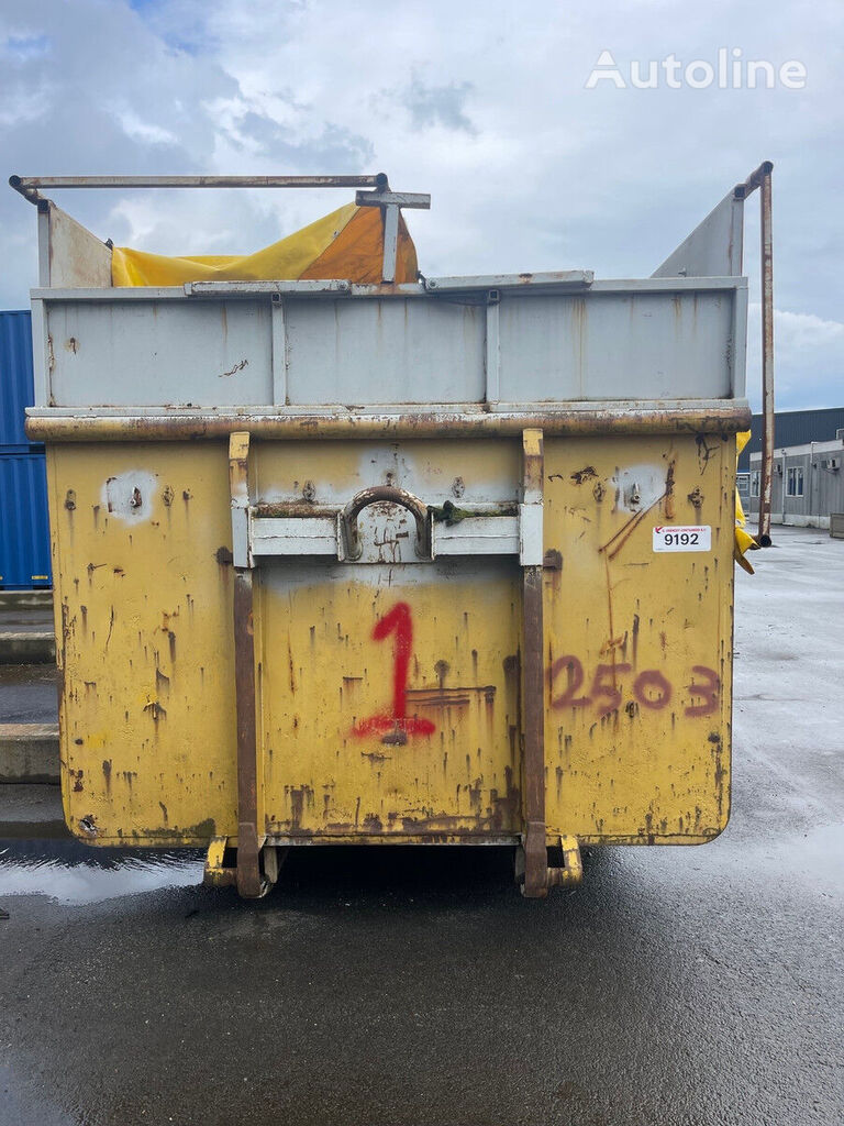 VERNOOY afzetcontainer 9192 hooklift container for sale Netherlands