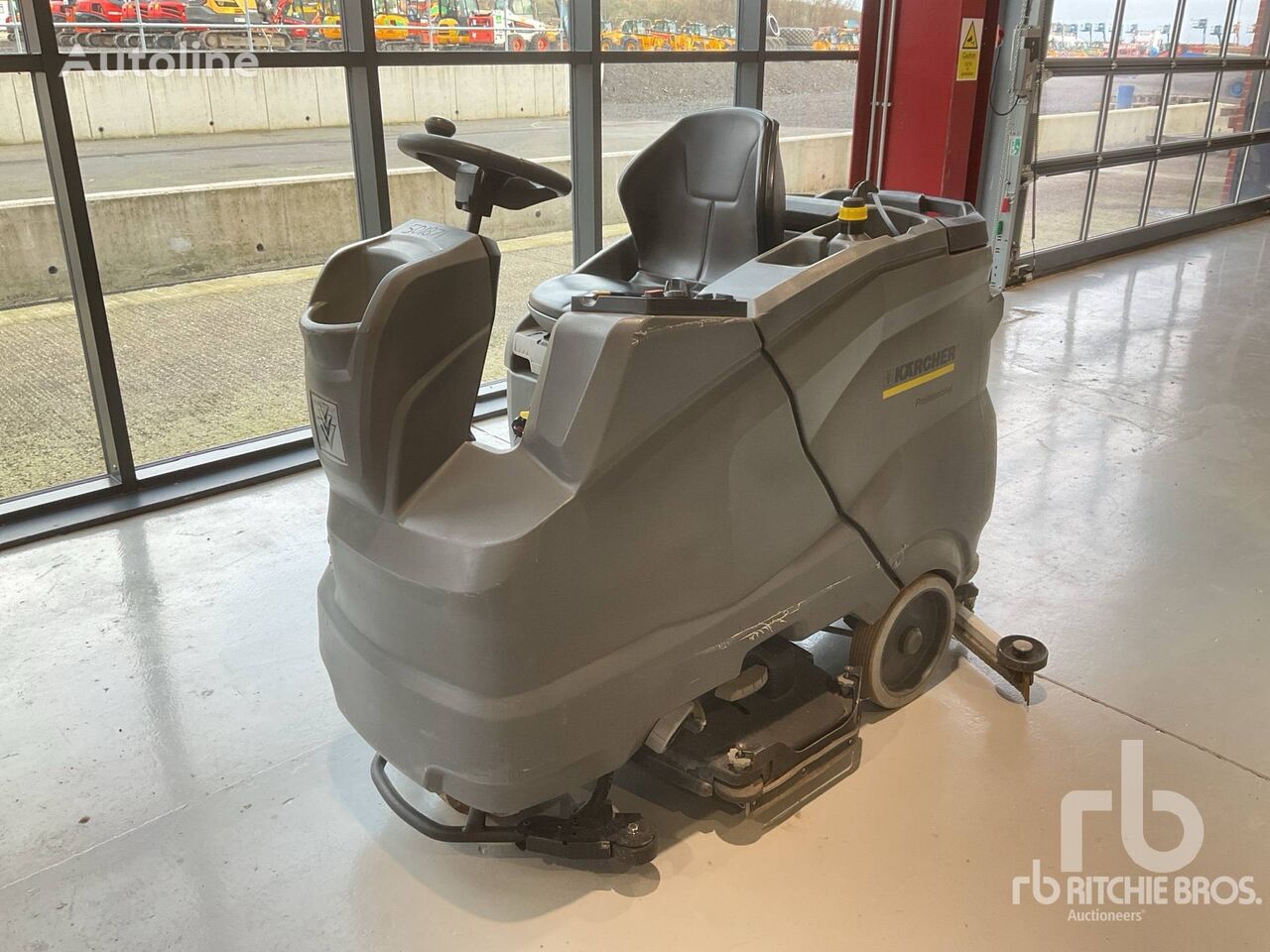 Buy KARCHER B150 R BP DOSE Ride-On Electric road sweeper by auction ...