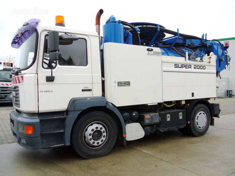 MAN 18.360 F2000 sewer jetter truck