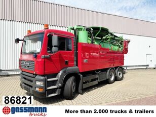 MAN TGA 26.440 6X2-4 BL, Wiedemann Saug- und Spül sewer jetter truck