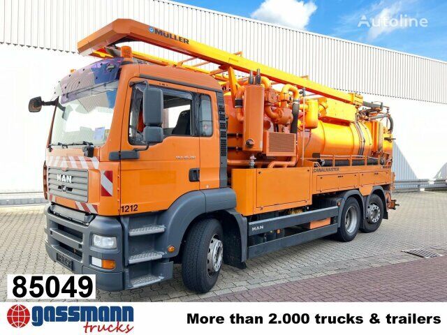 MAN TGA 26.310/390 6x2-4 BL, Lenkachse, Standklima vacuum truck