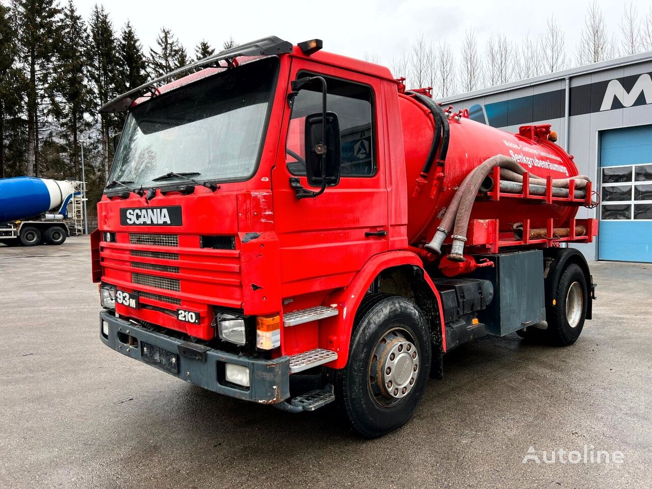 Scania P93M 210 good condition vacuum truck for sale Austria Liezen, RE38673