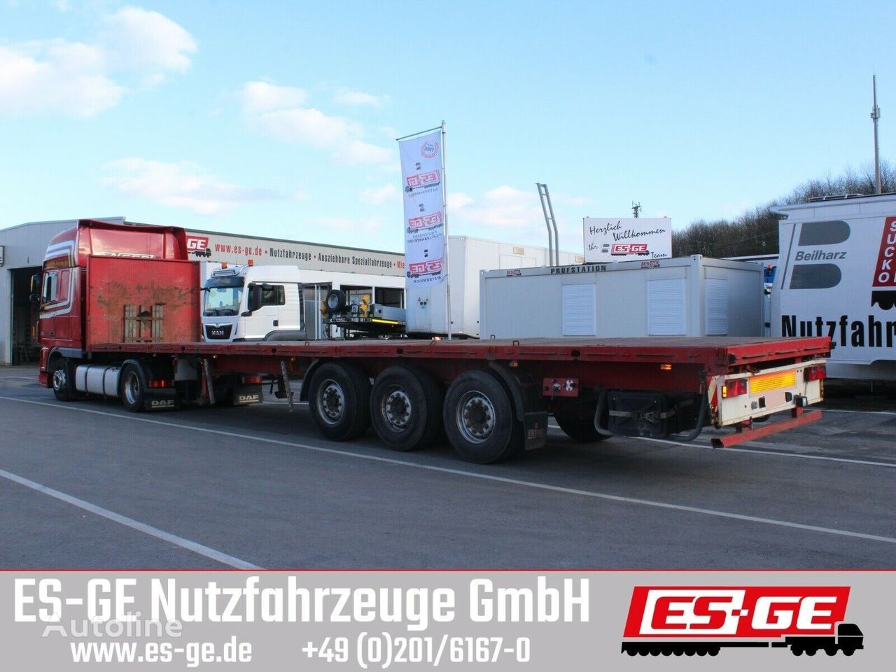 ES-GE platform semi-trailer