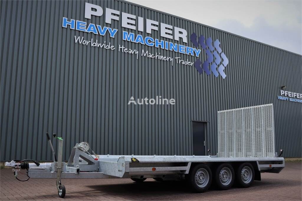 HULCO Terrax-3 3500 LK 3 Axel Trailer, 2.550 kg Capacity platform semi-trailer