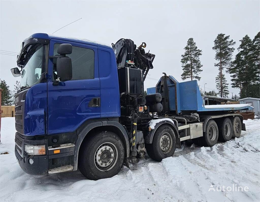 Scania G480 platform truck for sale Finland Pori, UW37515