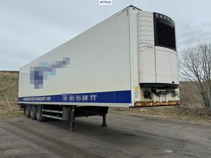 Schmitz Cargobull box semi w/ fridge/freezer unit and hanging rail refrigerated semi-trailer