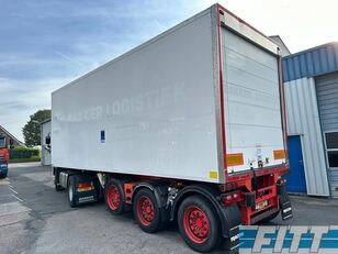 Tracon 3 ass KORTE oplegger met VeDeCar geisoleerde (koel/vries) opbouw refrigerated semi-trailer