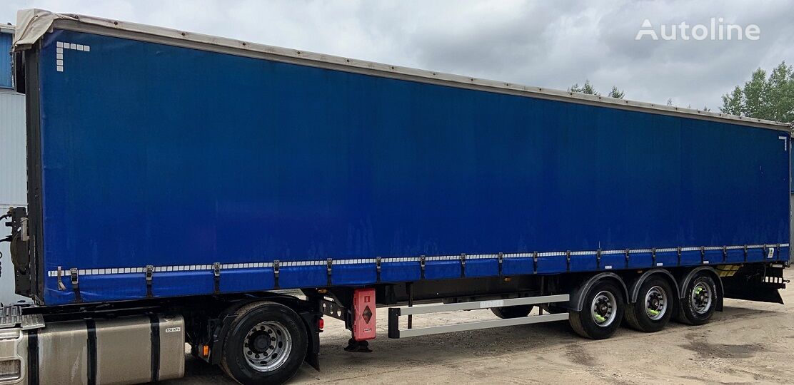 MERKER FIRANKA EDSCHA MULDA DO STALI OSIE BPW OŚ PODNOSZONA 2013r curtain side semi-trailer