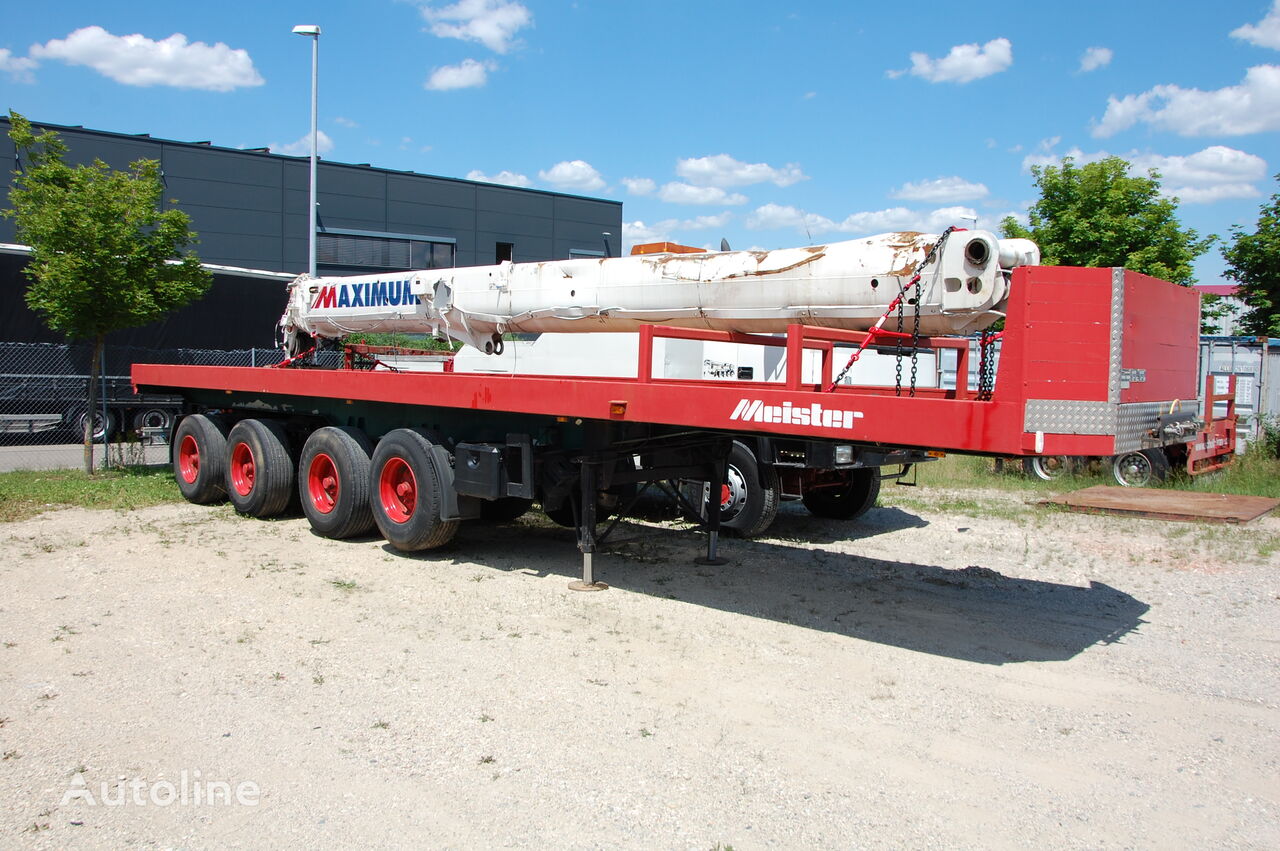 Lueck SP 52/4 - hydraulisch zwangsgelenkt flatbed semi-trailer