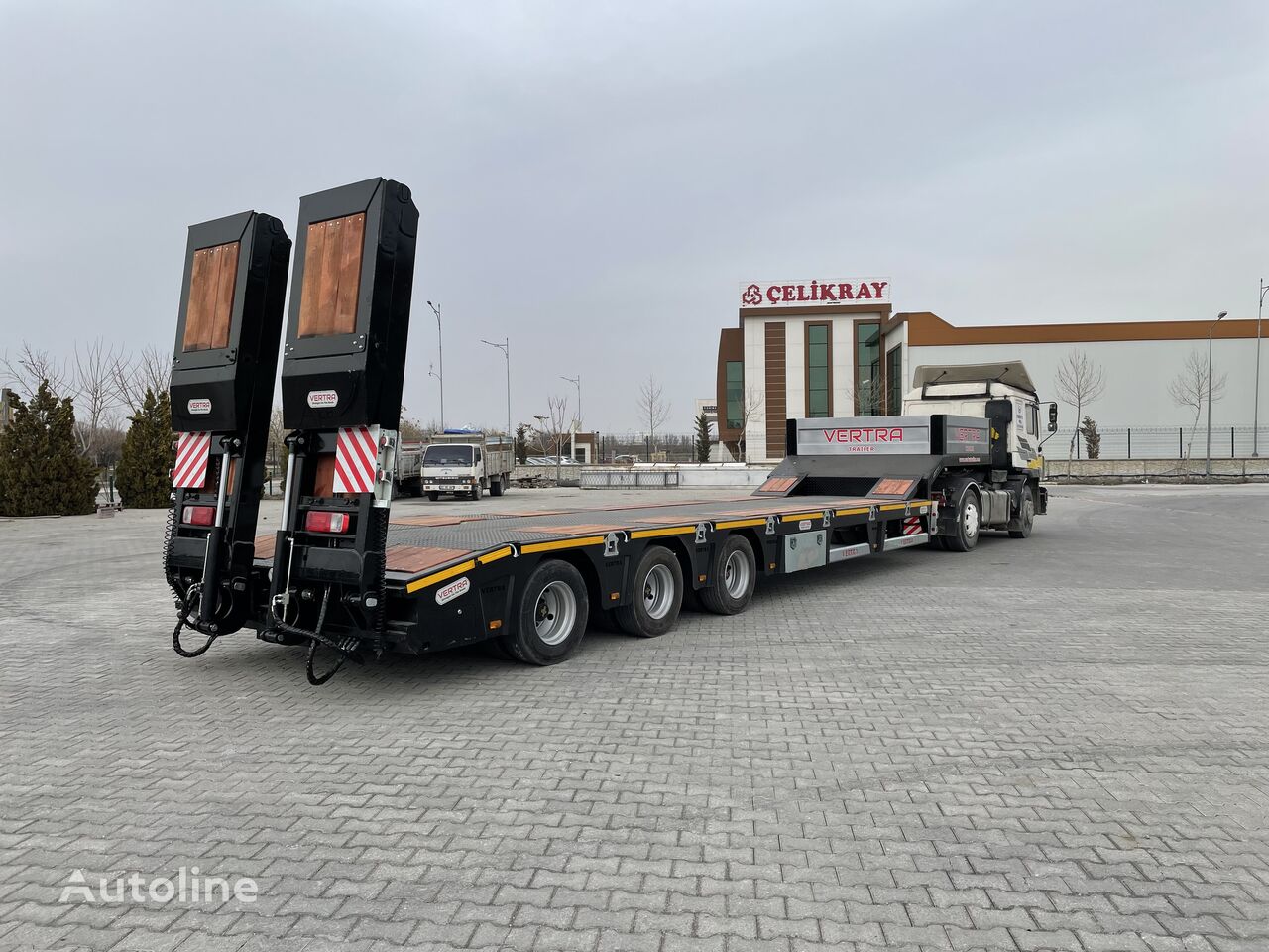 VERTRA 3 AXLE LOWBED SEMI TRAILER WITH SELF STEERING 2023 low bed semi