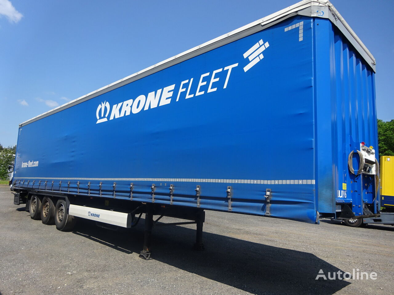 Krone Sd Sahn Schiebeplanenauflieger Curtainsider Tilt Semi Trailer For Sale Germany