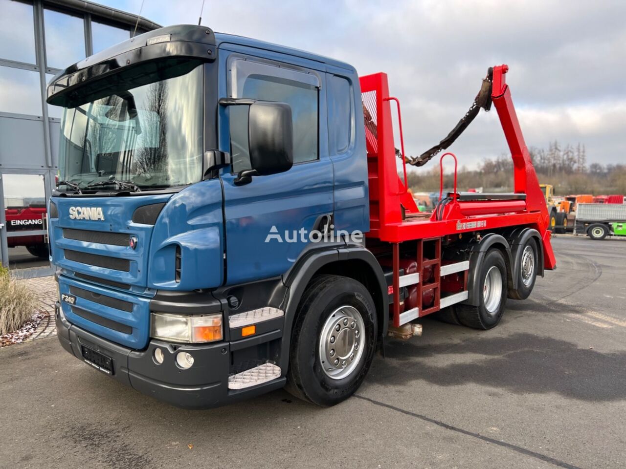 Scania P 310 LB AK 18 TL  skip loader truck