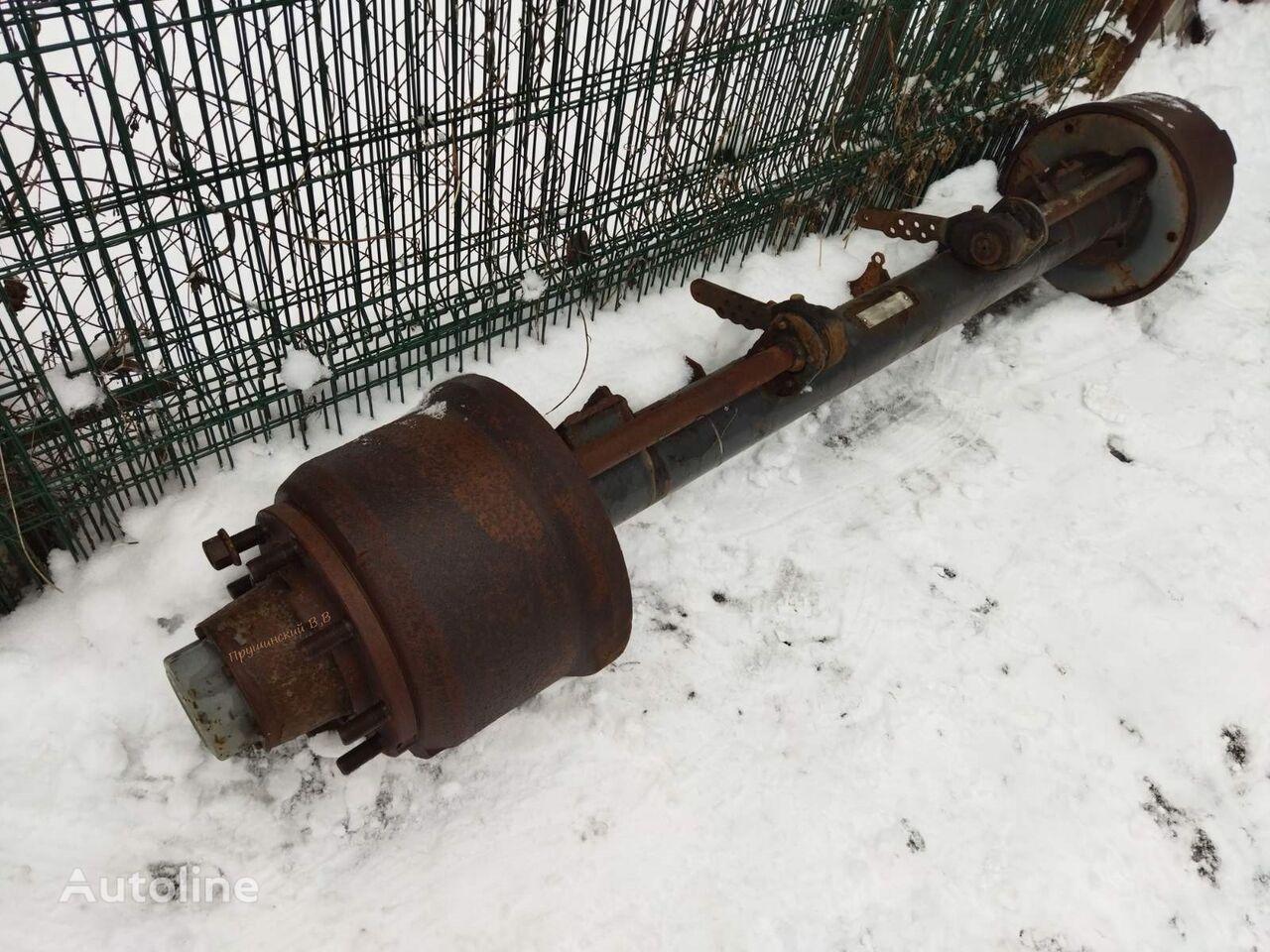 Ror nizkoramnogo polupritsepa Meritor TYPE TM/S22508/BMW kolesa 19,5 RDW19140492 axle for trailer