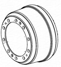 SMB MERITOR R19 brake drum for semi-trailer