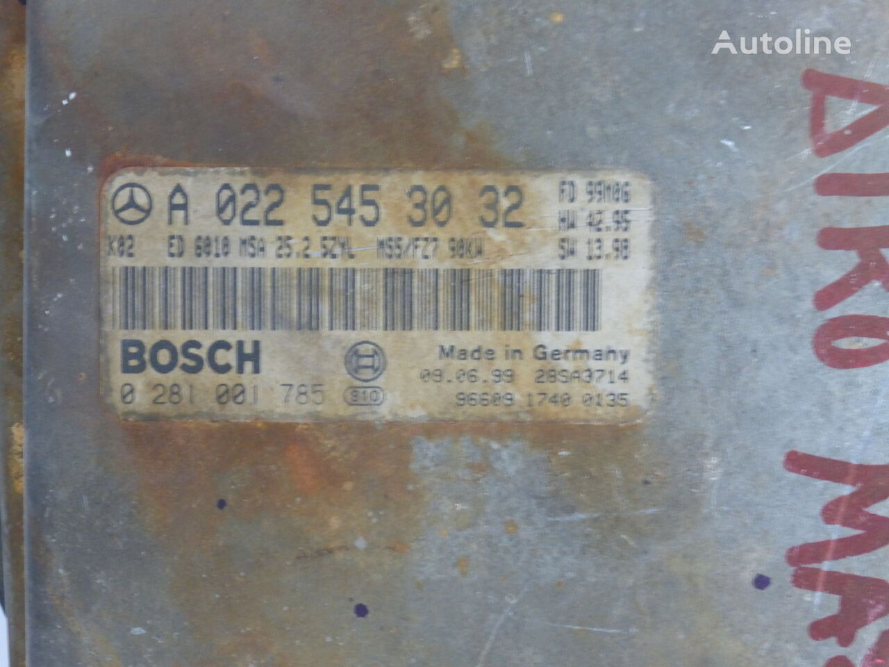 Bosch A 0225453032 CDI control unit for Mercedes-Benz SPRINTER 906 truck