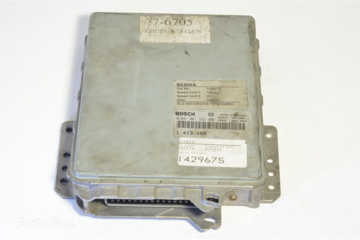 Bosch Bus Engine Control Unit 1429675 for Scania truck tractor for