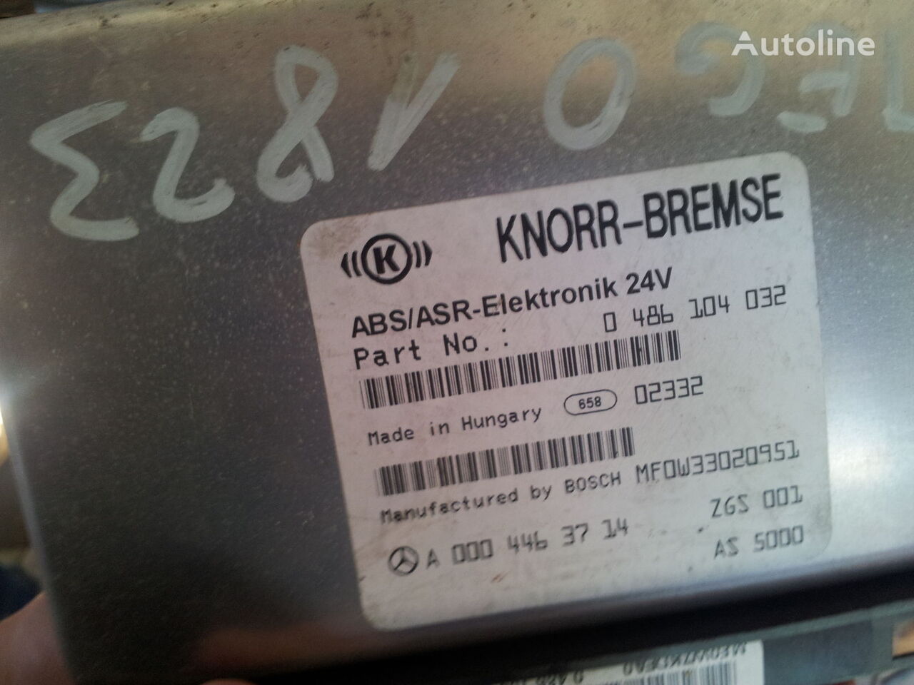Knorr Bremse Mercedes Benz Atego Actros Abs Asr Elektronik 24v Edc Ecu 00 Mercedes Benz Atego Actros Abs Asr Elektronik 24v Edc Ecu 0004463714 0486104032 0004464514 0004464414 0004464614 0004462914 0004463614 0004463514