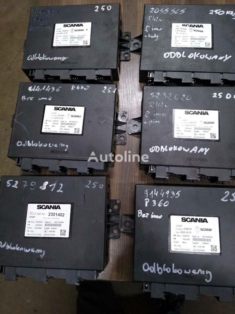 Scania ECU COO7 ENGINE control unit for Scania truck