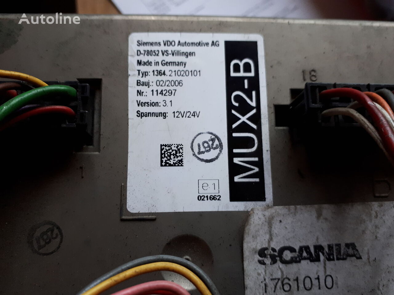 Scania MUX2-B MUX2-M.MUX2-B+/ ZR2-BS/ ZR2-BD control unit for Scania Neoplan bus