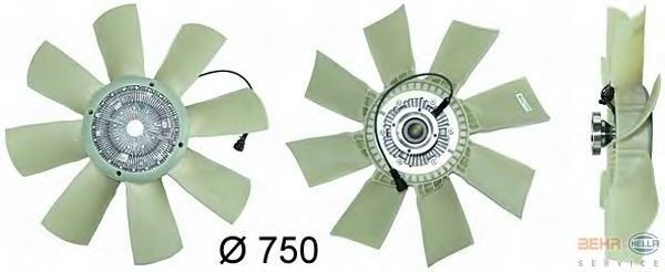 Renault 7420993868.5000676708.7420993868 cooling fan for Renault MAGNUM DXI truck