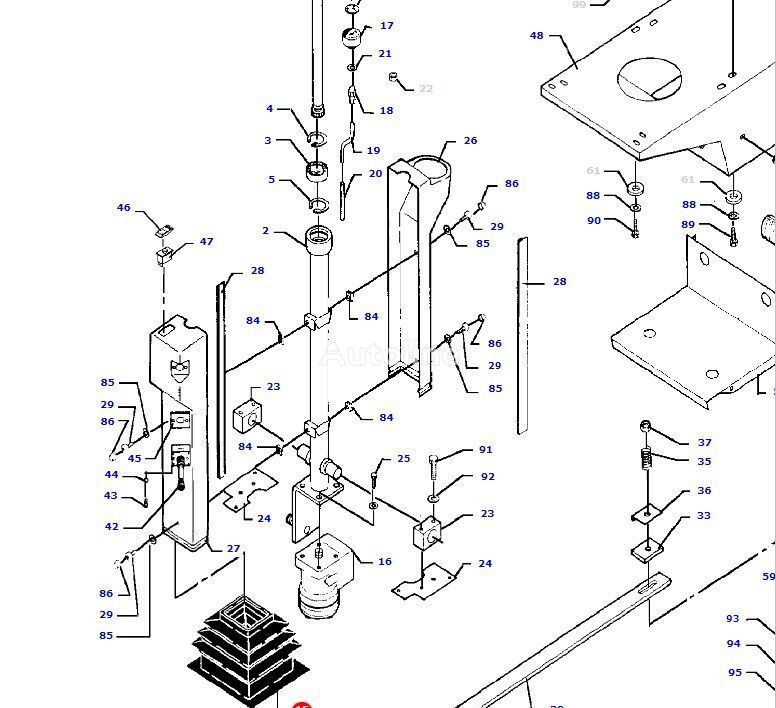 Massey Fergusson MF 30 32 mieszek D28980671 dashboard for sale Poland Opalenica, KU37695