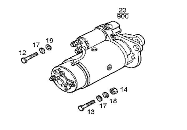 Motor Arranque Iveco Daily I 40-10 W 99451753 engine for IVECO Daily I 40-10 W truck