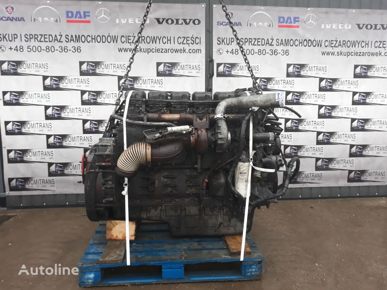 Scania DC1201, 420 KM engine for Scania 124 truck tractor