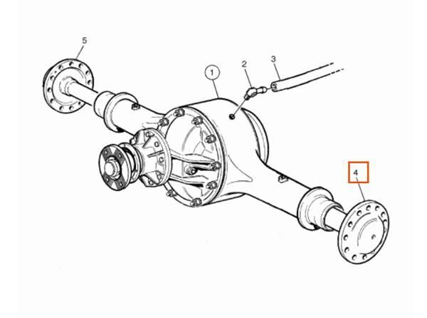 Palier Derecho Volvo FM 7 FM 7/290 1524628 half-axle for Volvo FM 7 FM 7/290 truck