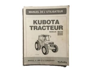 LIVRET instruction manual for Kubota truck