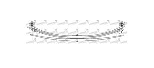 Mercedes-Benz Schomäcker 338930 O.E. 9743201206 O.E. 9743201206 leaf spring for truck