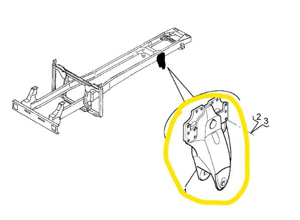 Soporte Ballesta Eje 5010460433 Other Suspension Spare Part For Renault