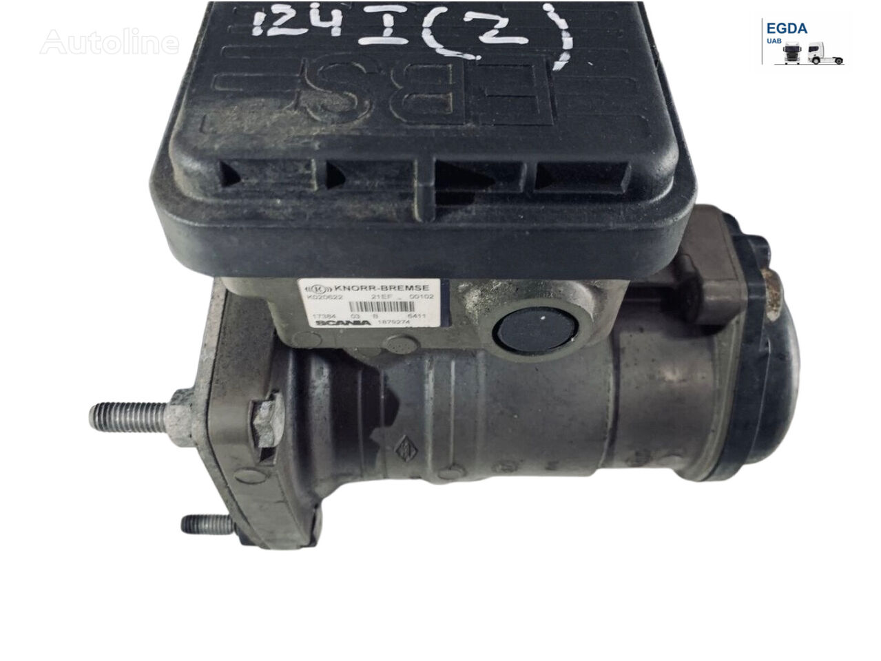 124 Knorr Bremse pneumatic valve for Scania truck tractor