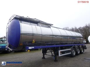 EKW Heavy oil tank inox 32.6 m3 / 1 comp bitumen tank trailer