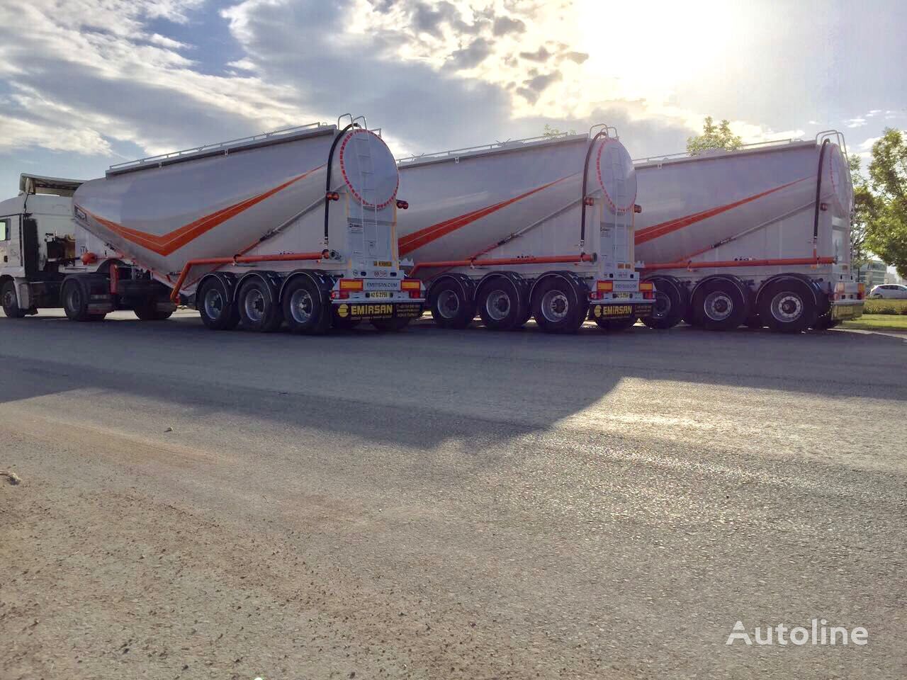 new Emirsan 2024 I Cement Trailer From Manufacturer , Direct from Factory cement tank trailer