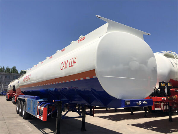 Cimc 45m3 50m3 60m3 Tri Axles Fuel Tank Semitrailer Fuel Tank Semi Trailer For Sale China Taian