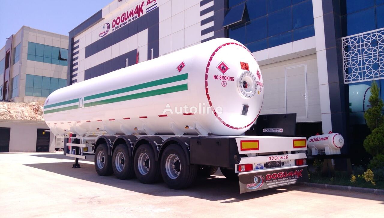 new Doğumak LPG SEMI TRAILER WITH 4 AXLES gas tank trailer