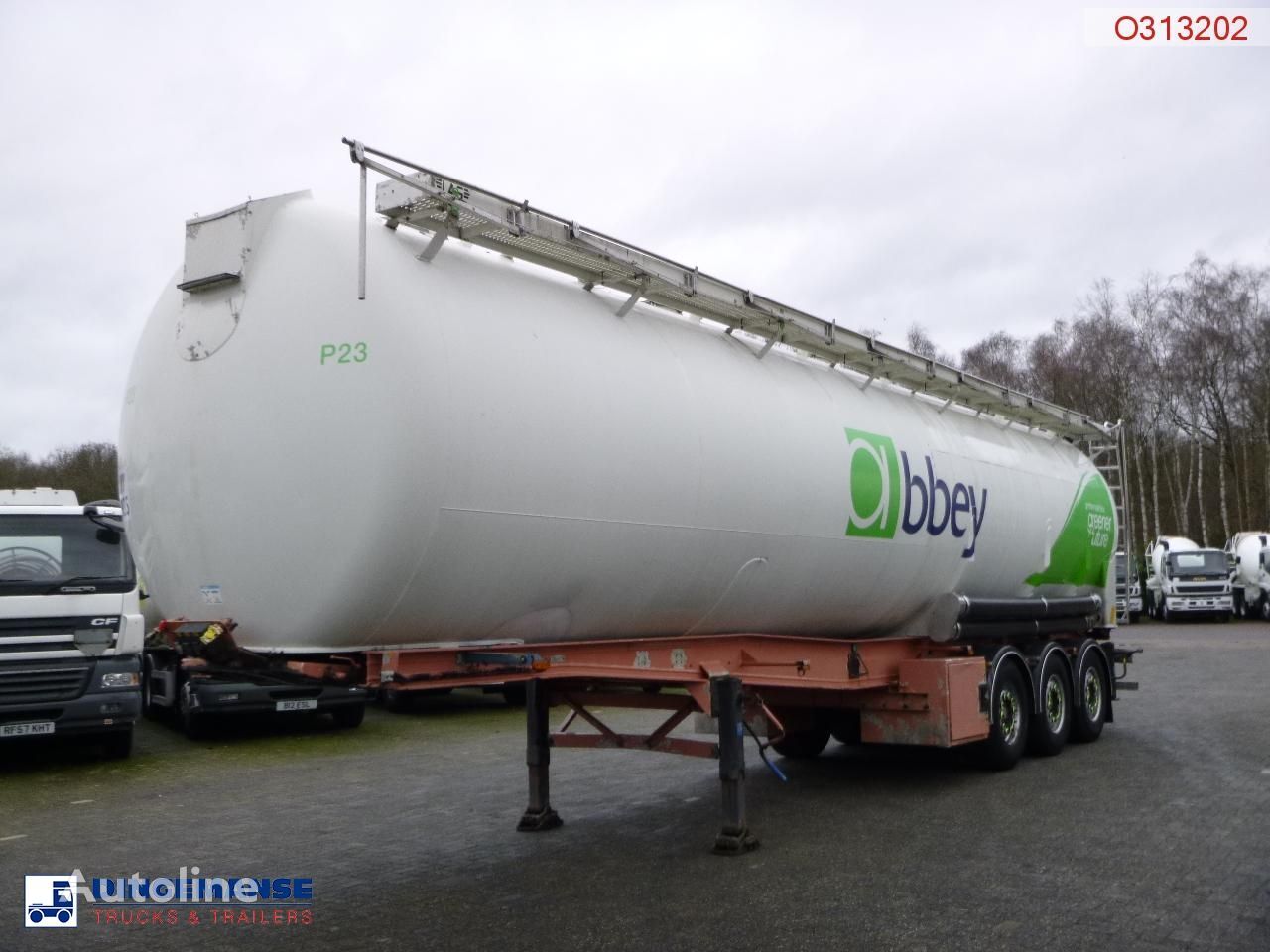 LAG L.A.G. Powder tank alu 60.5 m3 (tipping) silo tank trailer