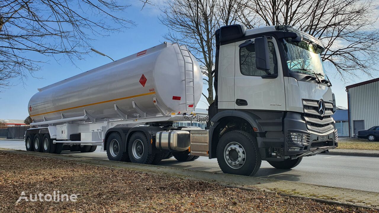 new Sievering 40000 LITRE ADR FUEL TANK SEMI-TRAILER FOR MERCEDES ACTROS tanker semi-trailer