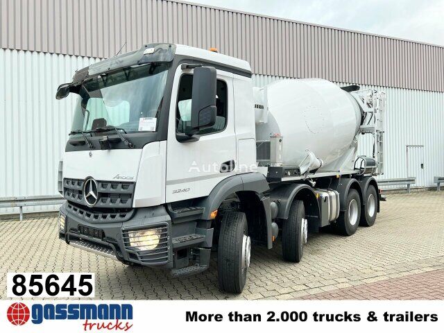 new Mercedes-Benz Arocs 3240 B 8x4/4, Liebherr HTM 905 Mischer ca tanker truck