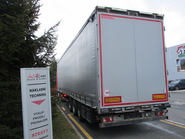 Kögel SN 24 LowDeck Mega Liftachse tilt semi-trailer