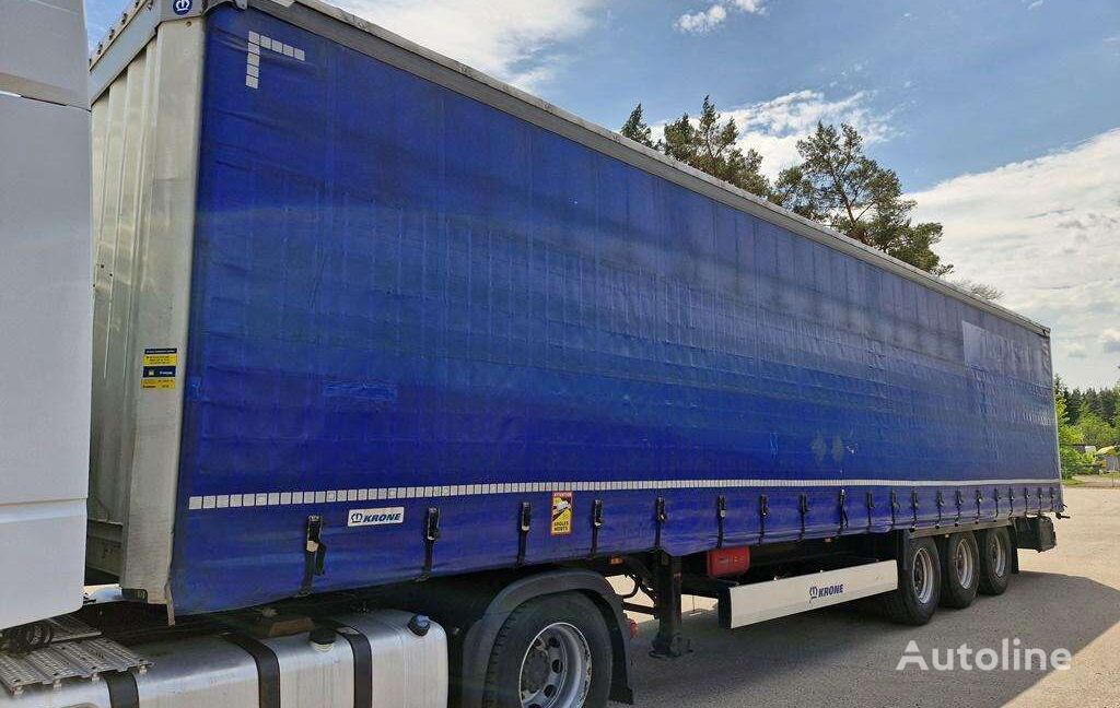 Krone SD tilt semi-trailer for sale Lithuania Vilnius, BU40367