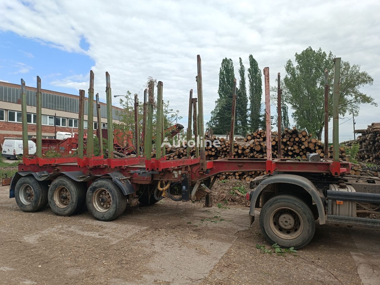 Umikov NPK 39 timber semi-trailer