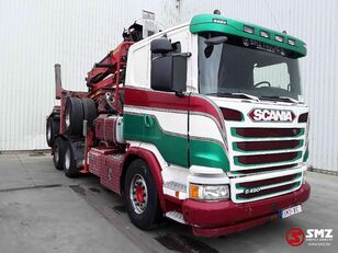 Scania G 490 +palfinger s 3000l82/faymonville timber truck