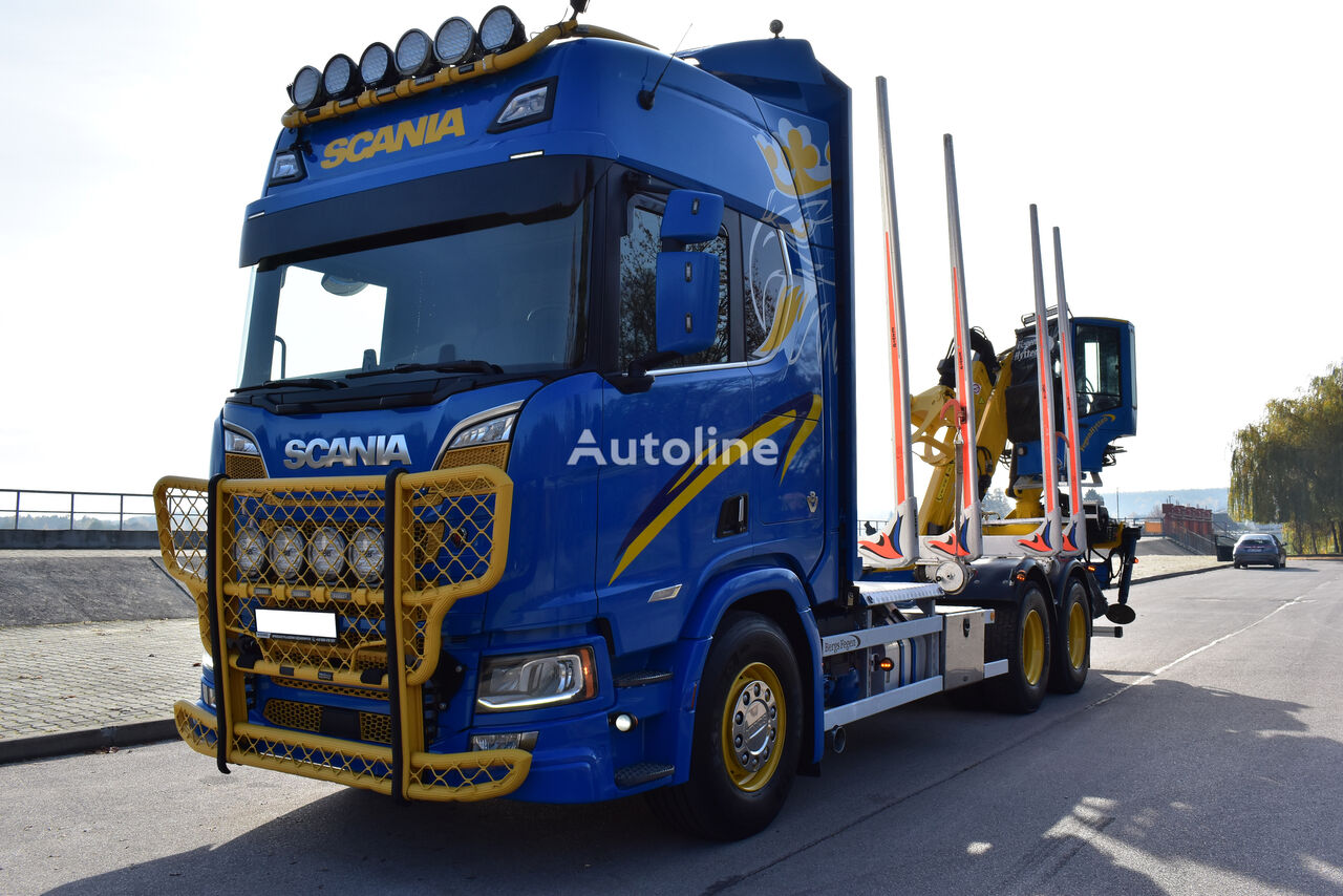 Scania R580 V8/ Z Crane / Retarder / NEW GENERATION timber truck