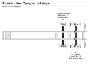Kaiser Oplegger bad shape tipper semi-trailer for sale image 13 Kaiser Oplegger bad shape tipper semi-trailer image 13