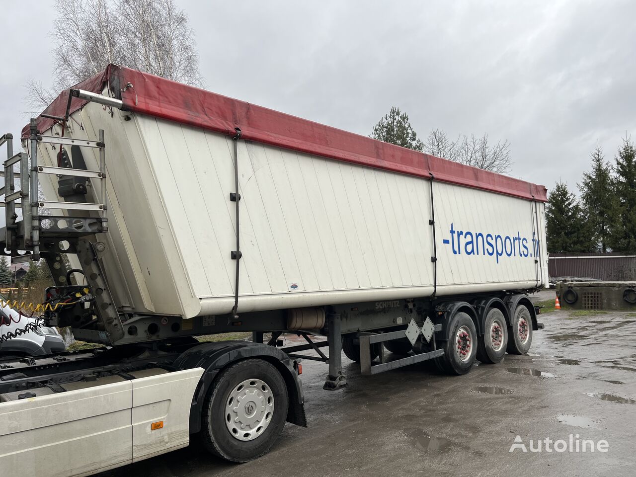 Schmitz Cargobull wywrotka 55m3  IMPORT FRANCE tipper semi-trailer