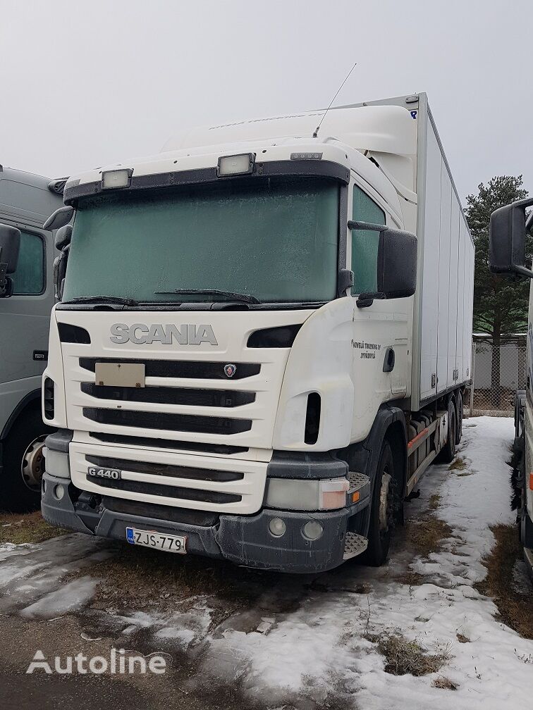 SCANIA G440 box truck for sale Finland Kankaanpää, WD32167