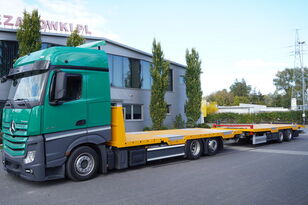 MERCEDES-BENZ Actros MP4 2543 6x2 / E6 / NEW TOW TRUCK BODY BDF car transporter + car transporter trailer