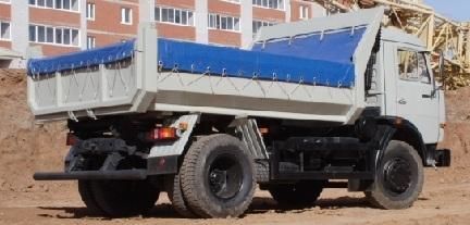 new KAMAZ 43255 dump truck
