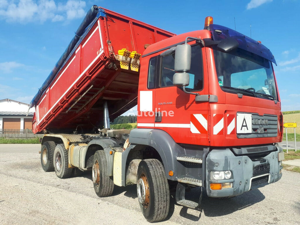 MAN TGA 35.440 8x4 Bordmatic  dump truck